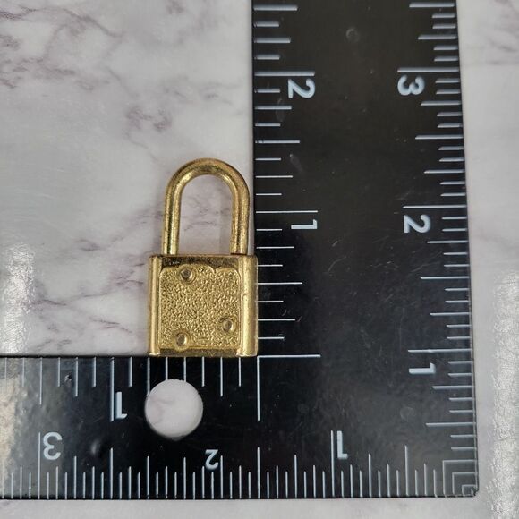 Vintage Gold and Silver Mini Padlocks with Keys Perfect For Purse Charms - Picture 6 of 7